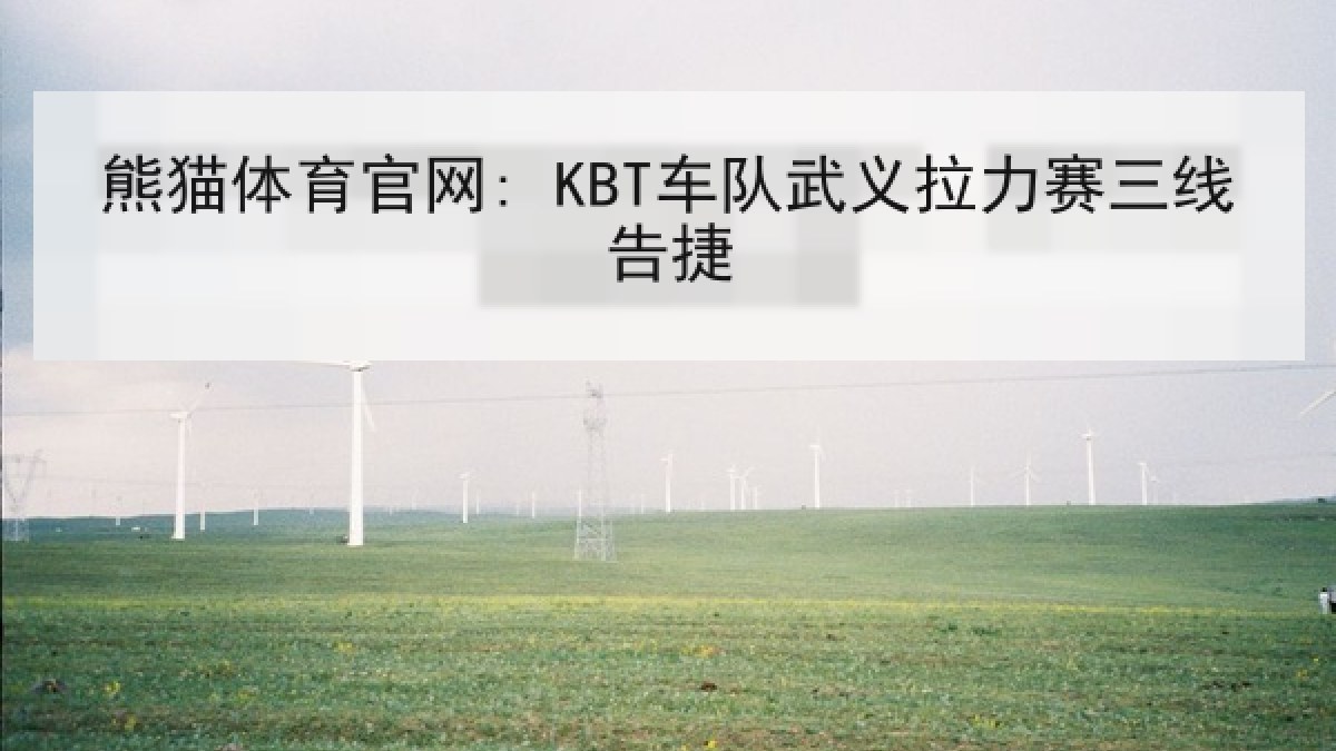 熊猫体育官网: KBT车队武义拉力赛三线告捷 熊猫体育官网: KBT车队武义拉力赛三线告捷